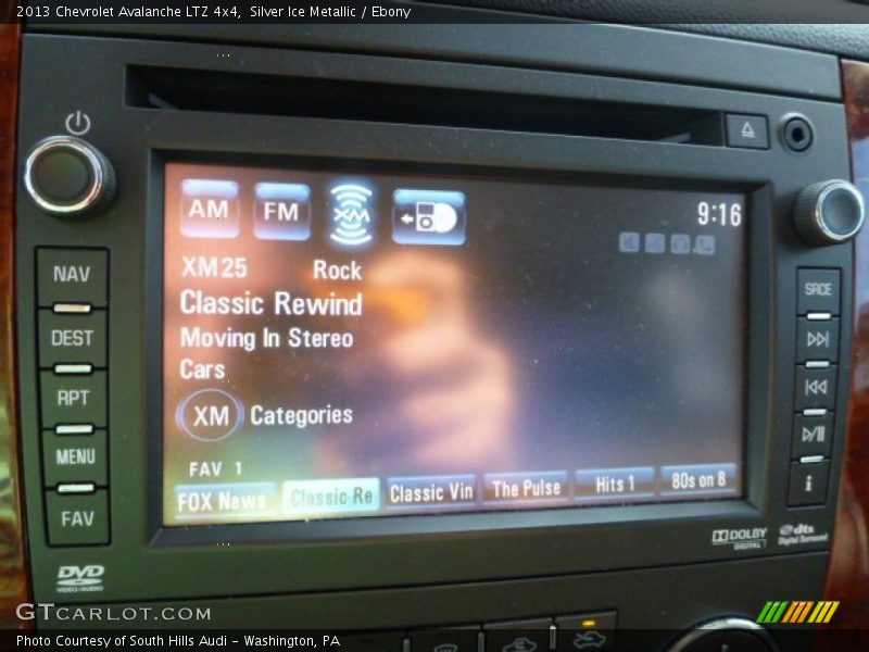 Silver Ice Metallic / Ebony 2013 Chevrolet Avalanche LTZ 4x4