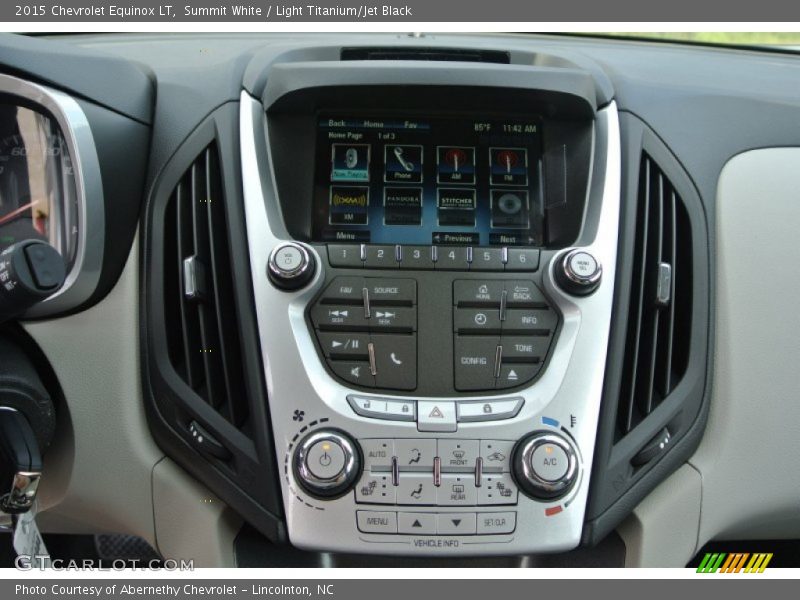 Summit White / Light Titanium/Jet Black 2015 Chevrolet Equinox LT