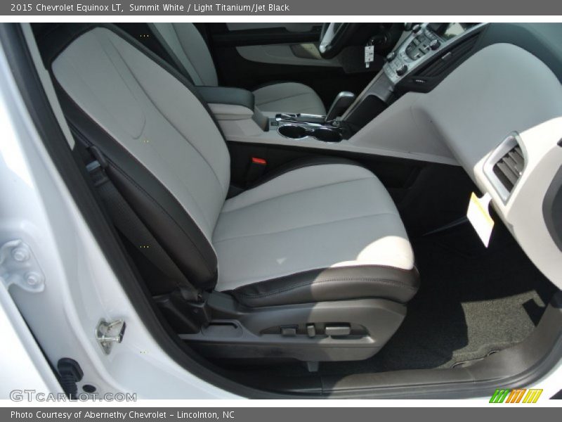 Summit White / Light Titanium/Jet Black 2015 Chevrolet Equinox LT