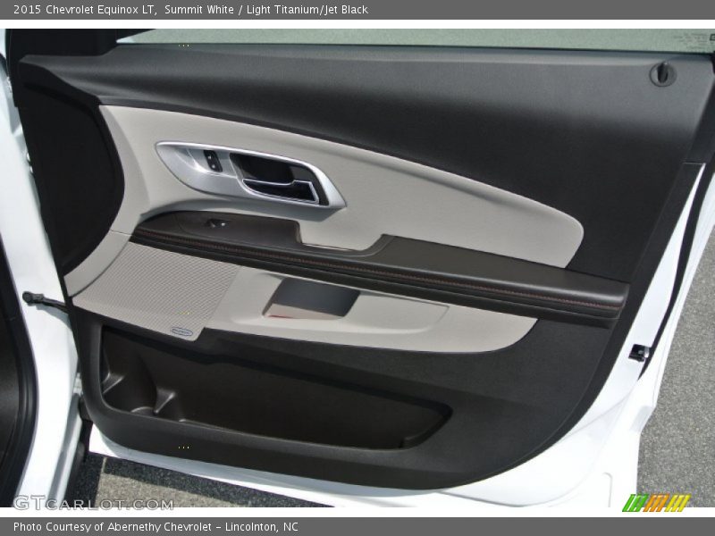 Summit White / Light Titanium/Jet Black 2015 Chevrolet Equinox LT