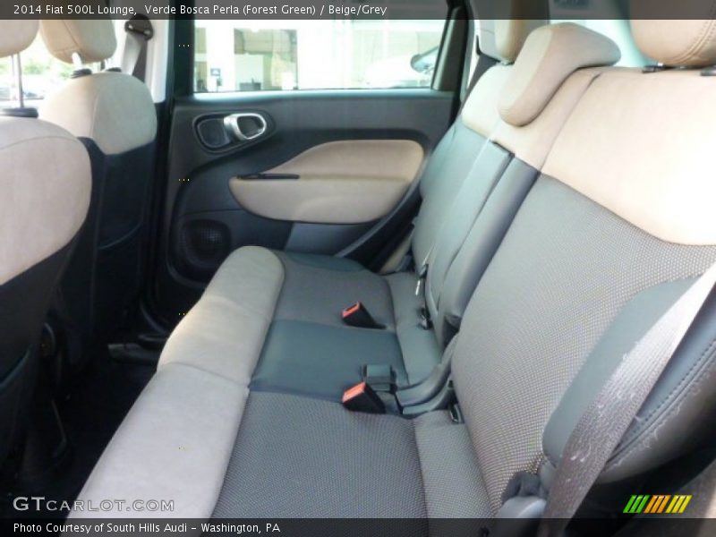 Verde Bosca Perla (Forest Green) / Beige/Grey 2014 Fiat 500L Lounge