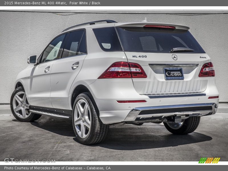 Polar White / Black 2015 Mercedes-Benz ML 400 4Matic