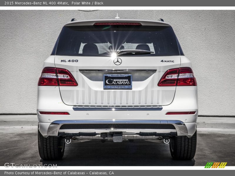 Polar White / Black 2015 Mercedes-Benz ML 400 4Matic