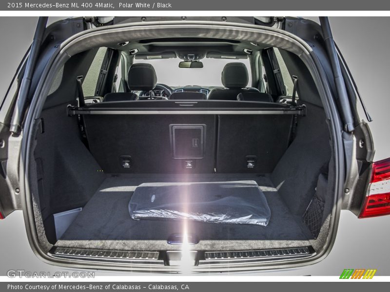 Polar White / Black 2015 Mercedes-Benz ML 400 4Matic