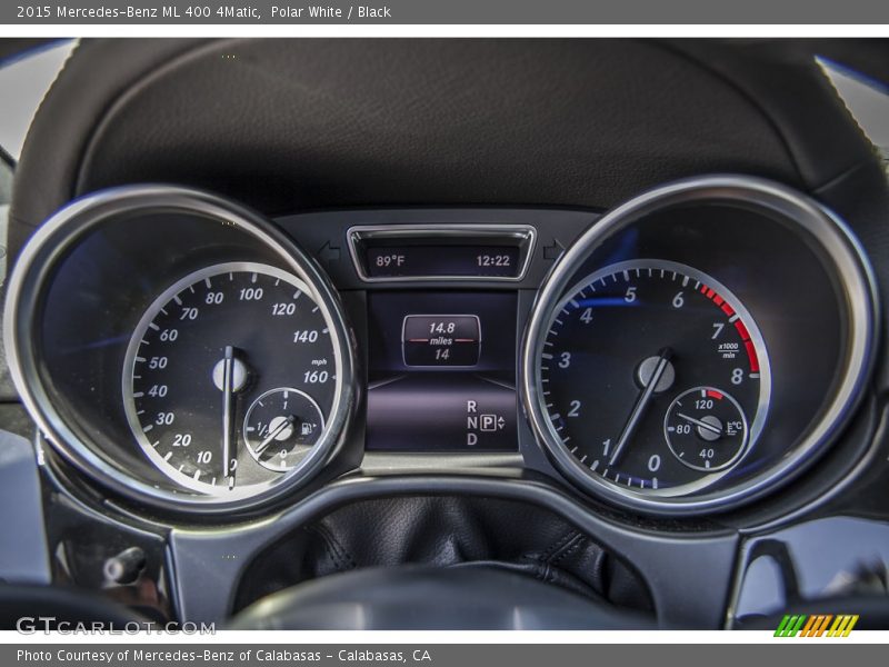 Polar White / Black 2015 Mercedes-Benz ML 400 4Matic