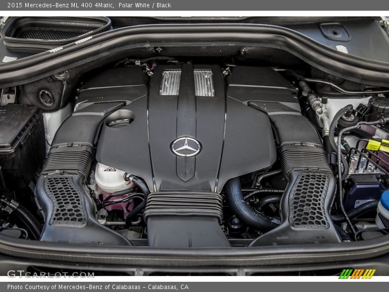 Polar White / Black 2015 Mercedes-Benz ML 400 4Matic