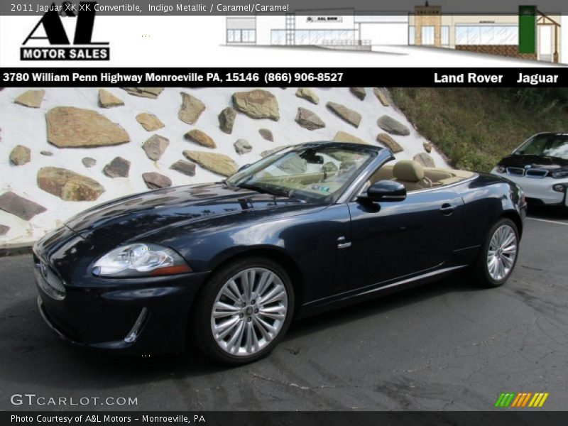 Indigo Metallic / Caramel/Caramel 2011 Jaguar XK XK Convertible