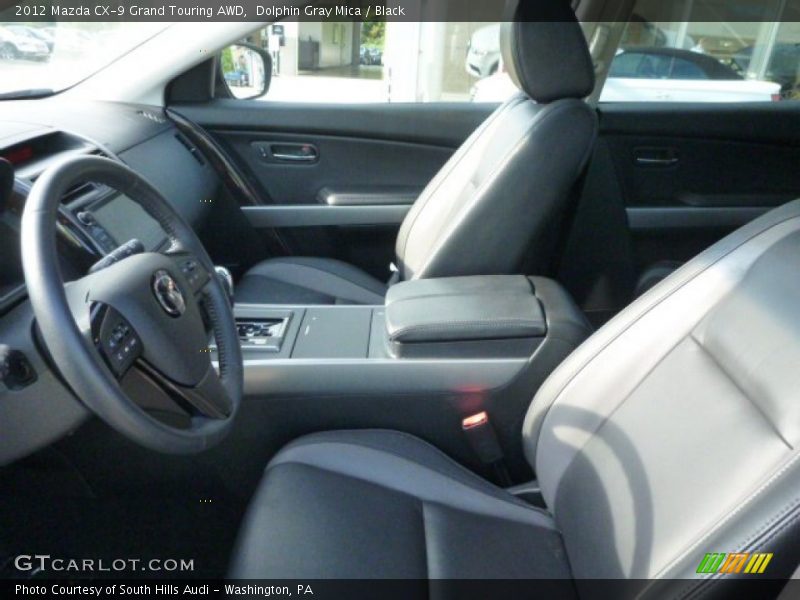 Dolphin Gray Mica / Black 2012 Mazda CX-9 Grand Touring AWD