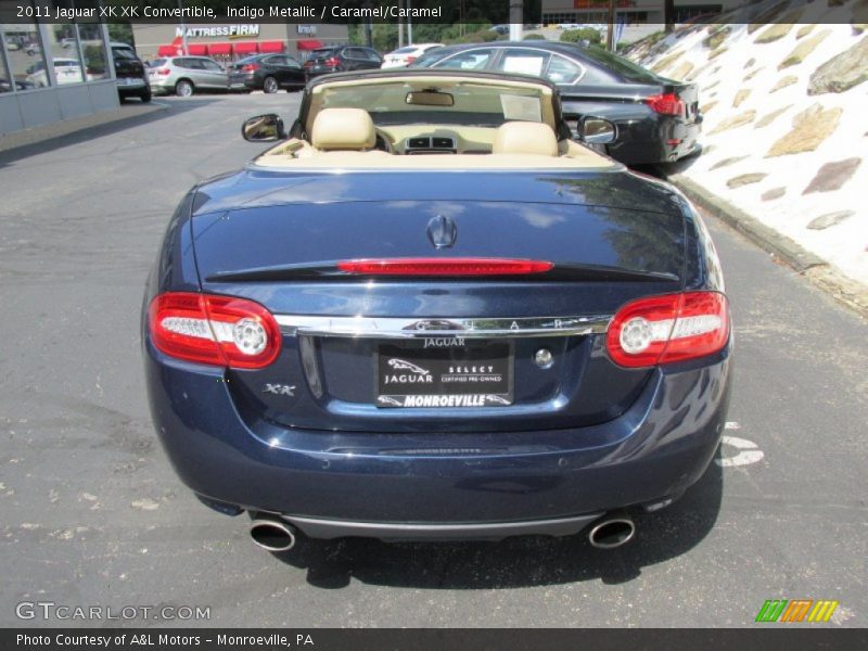 Indigo Metallic / Caramel/Caramel 2011 Jaguar XK XK Convertible