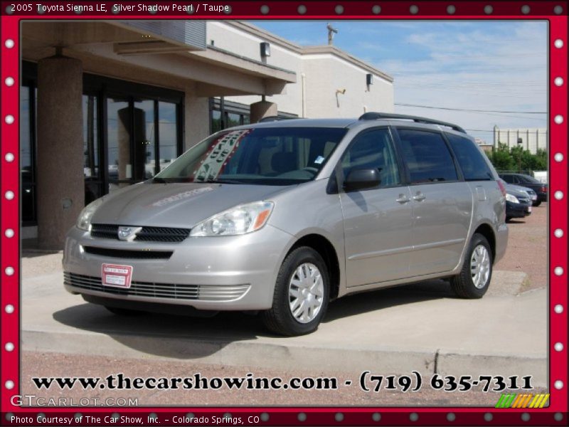 Silver Shadow Pearl / Taupe 2005 Toyota Sienna LE