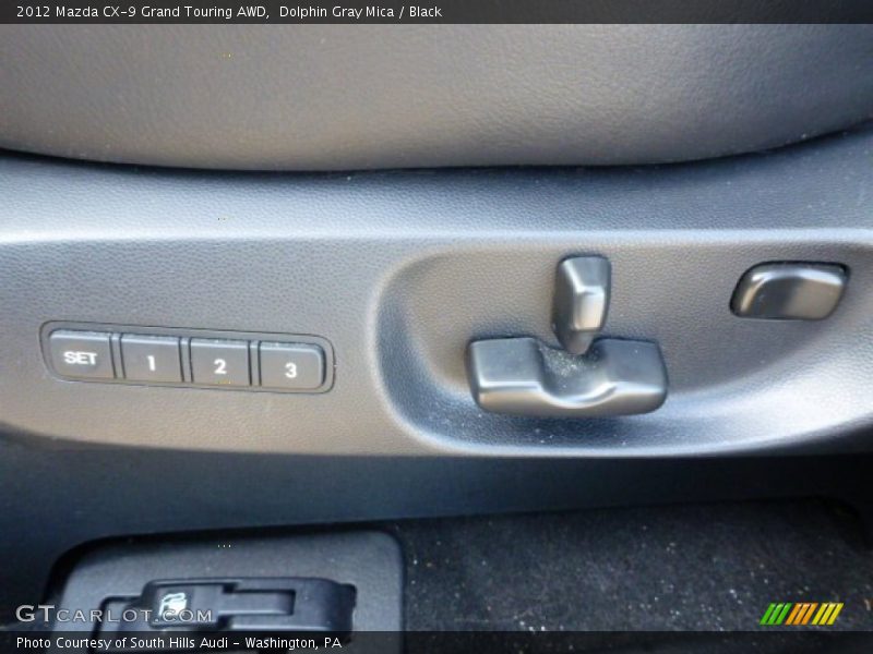 Dolphin Gray Mica / Black 2012 Mazda CX-9 Grand Touring AWD
