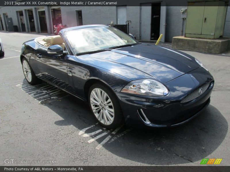 Indigo Metallic / Caramel/Caramel 2011 Jaguar XK XK Convertible