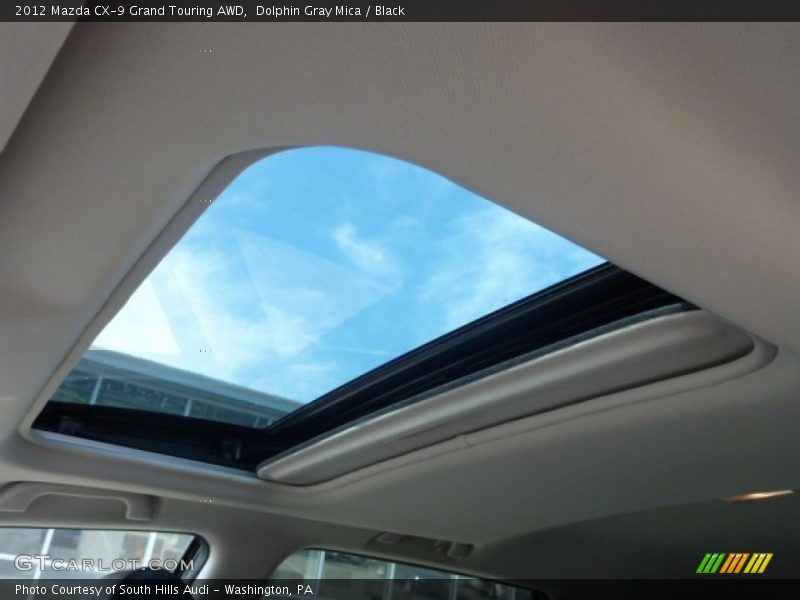 Dolphin Gray Mica / Black 2012 Mazda CX-9 Grand Touring AWD