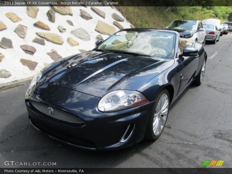 Indigo Metallic / Caramel/Caramel 2011 Jaguar XK XK Convertible