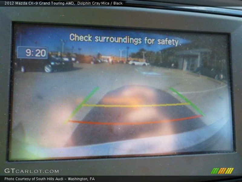 Dolphin Gray Mica / Black 2012 Mazda CX-9 Grand Touring AWD