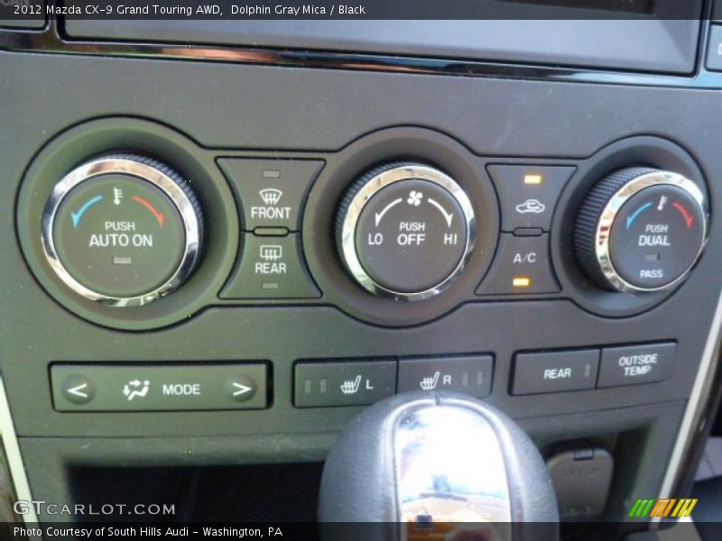 Dolphin Gray Mica / Black 2012 Mazda CX-9 Grand Touring AWD
