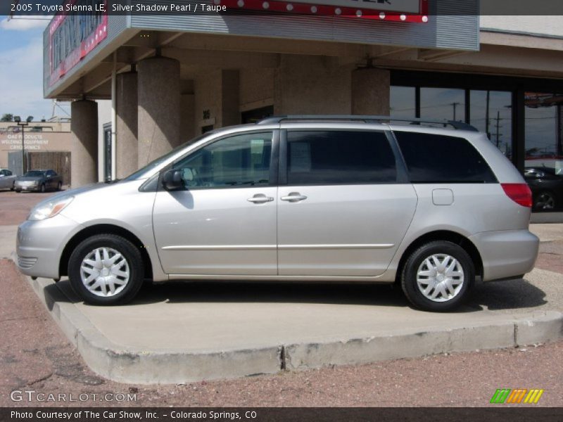 Silver Shadow Pearl / Taupe 2005 Toyota Sienna LE