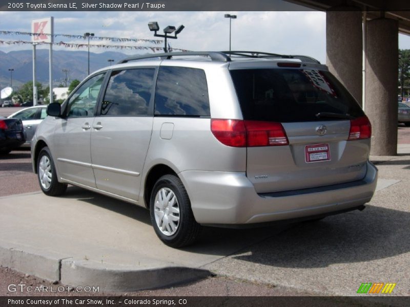 Silver Shadow Pearl / Taupe 2005 Toyota Sienna LE