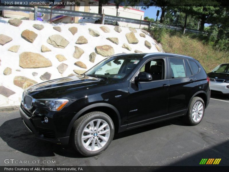 Jet Black / Black 2015 BMW X3 xDrive28i