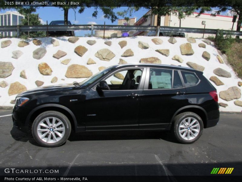 Jet Black / Black 2015 BMW X3 xDrive28i