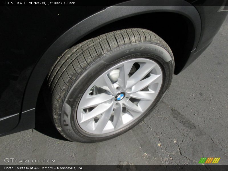 Jet Black / Black 2015 BMW X3 xDrive28i