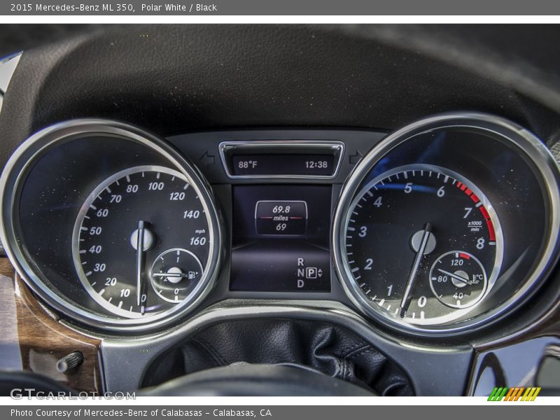 Polar White / Black 2015 Mercedes-Benz ML 350