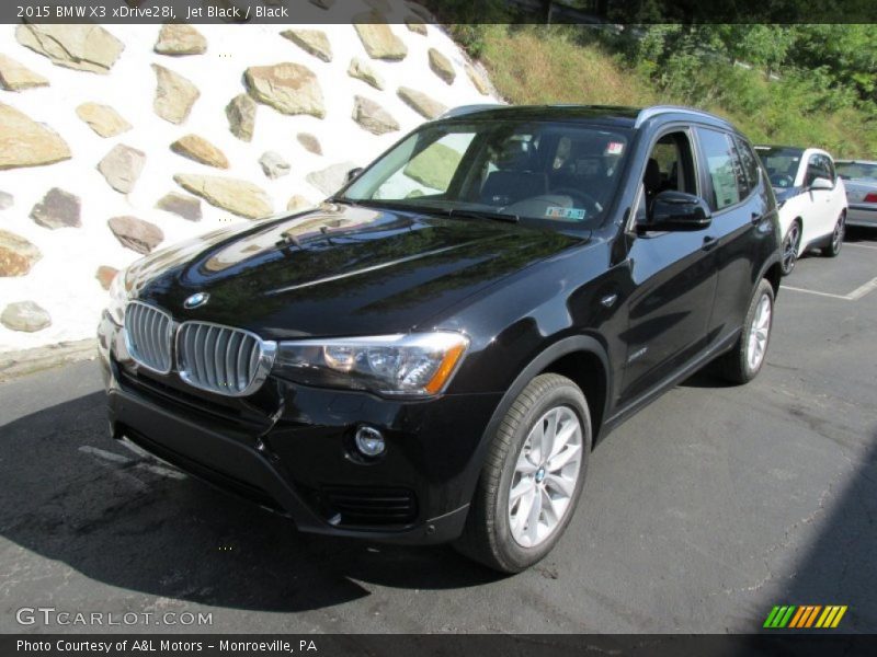 Jet Black / Black 2015 BMW X3 xDrive28i