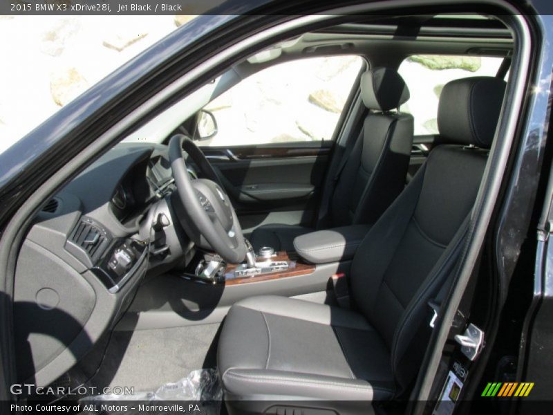 Jet Black / Black 2015 BMW X3 xDrive28i