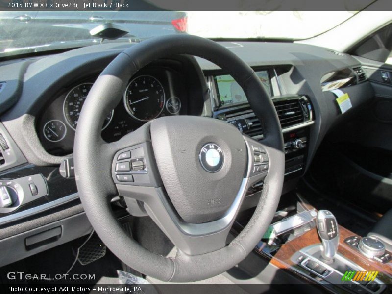 Jet Black / Black 2015 BMW X3 xDrive28i