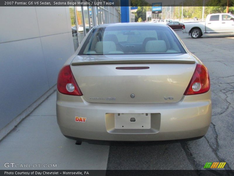 Sedona Beige Metallic / Light Taupe 2007 Pontiac G6 V6 Sedan