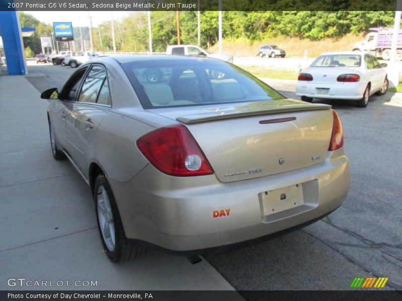 Sedona Beige Metallic / Light Taupe 2007 Pontiac G6 V6 Sedan