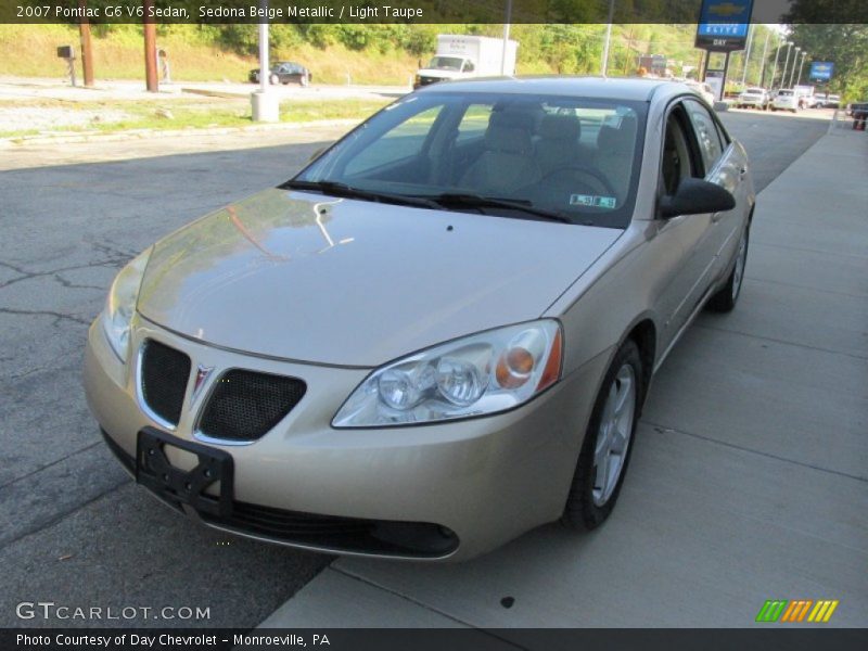 Sedona Beige Metallic / Light Taupe 2007 Pontiac G6 V6 Sedan