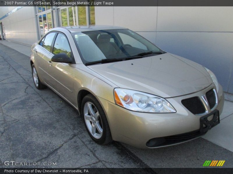 Sedona Beige Metallic / Light Taupe 2007 Pontiac G6 V6 Sedan