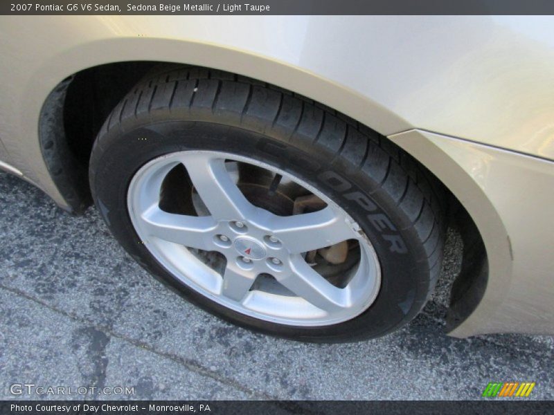 Sedona Beige Metallic / Light Taupe 2007 Pontiac G6 V6 Sedan