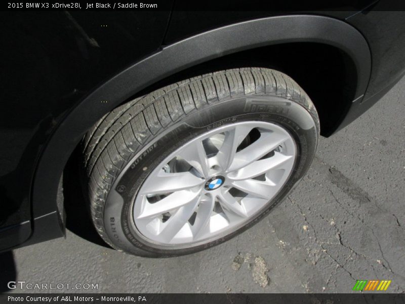Jet Black / Saddle Brown 2015 BMW X3 xDrive28i
