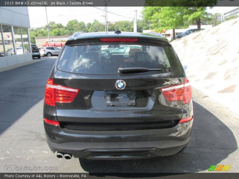 Jet Black / Saddle Brown 2015 BMW X3 xDrive28i