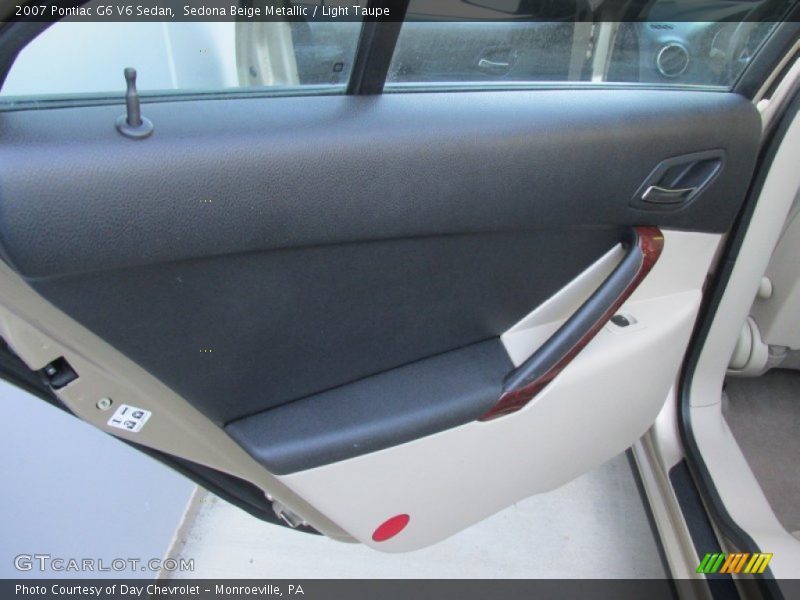 Sedona Beige Metallic / Light Taupe 2007 Pontiac G6 V6 Sedan