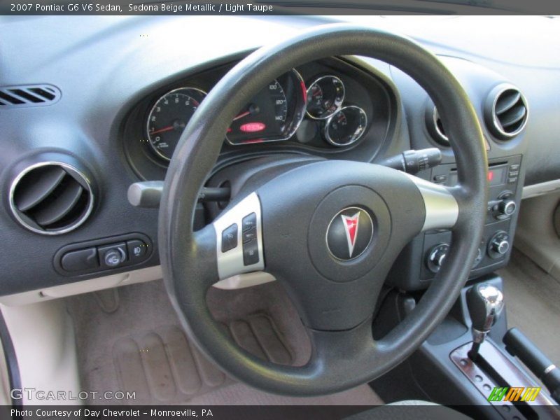 Sedona Beige Metallic / Light Taupe 2007 Pontiac G6 V6 Sedan