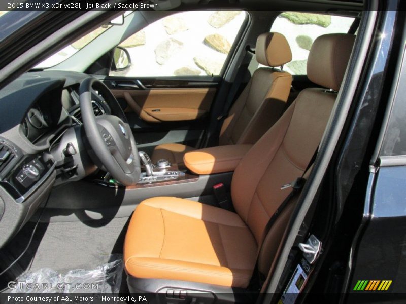  2015 X3 xDrive28i Saddle Brown Interior