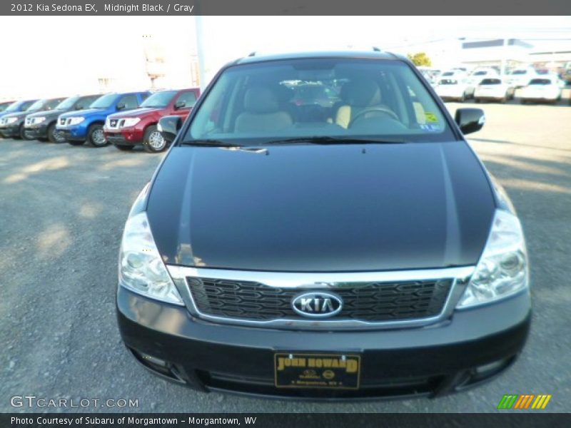 Midnight Black / Gray 2012 Kia Sedona EX