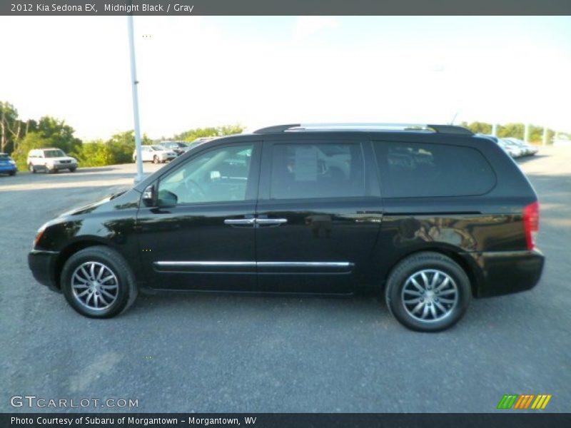 Midnight Black / Gray 2012 Kia Sedona EX