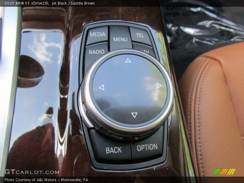 Jet Black / Saddle Brown 2015 BMW X3 xDrive28i