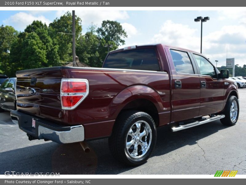 Royal Red Metallic / Tan 2010 Ford F150 XLT SuperCrew