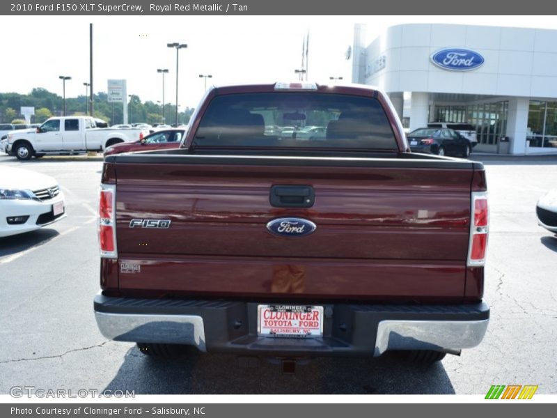 Royal Red Metallic / Tan 2010 Ford F150 XLT SuperCrew