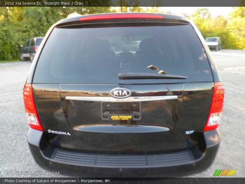 Midnight Black / Gray 2012 Kia Sedona EX