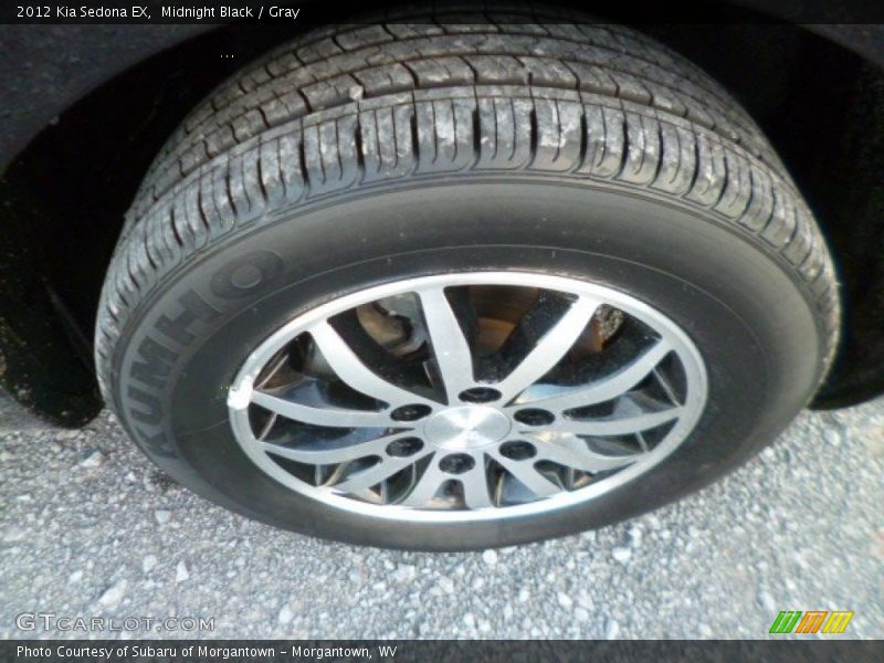 Midnight Black / Gray 2012 Kia Sedona EX