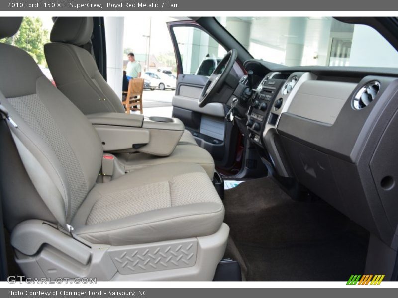 Royal Red Metallic / Tan 2010 Ford F150 XLT SuperCrew