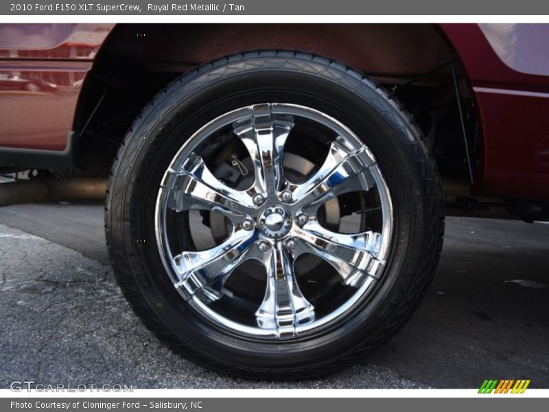 Royal Red Metallic / Tan 2010 Ford F150 XLT SuperCrew