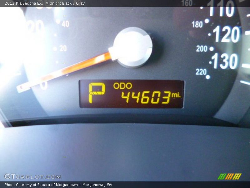 Midnight Black / Gray 2012 Kia Sedona EX