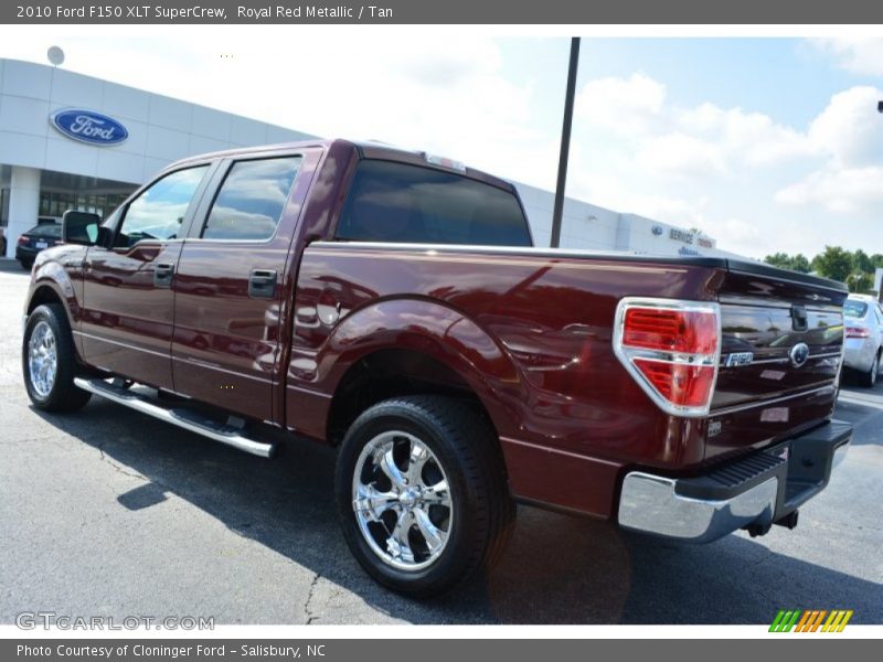 Royal Red Metallic / Tan 2010 Ford F150 XLT SuperCrew